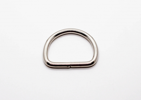 D- Ring 30 mm silberfarben (1 Stück) !! NEUE MAßE !!